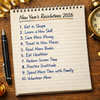 New Year's resolutions